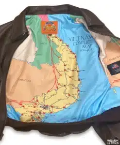 Cooper Original® Cowhide Vietnam Map Legacy A-2 Jacket