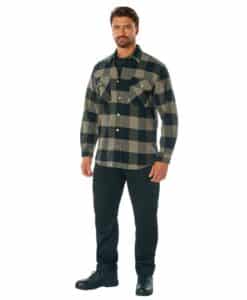 Heavyweight Plaid Flannel Shirt