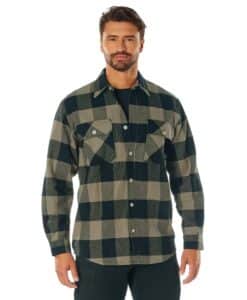 Heavyweight Plaid Flannel Shirt
