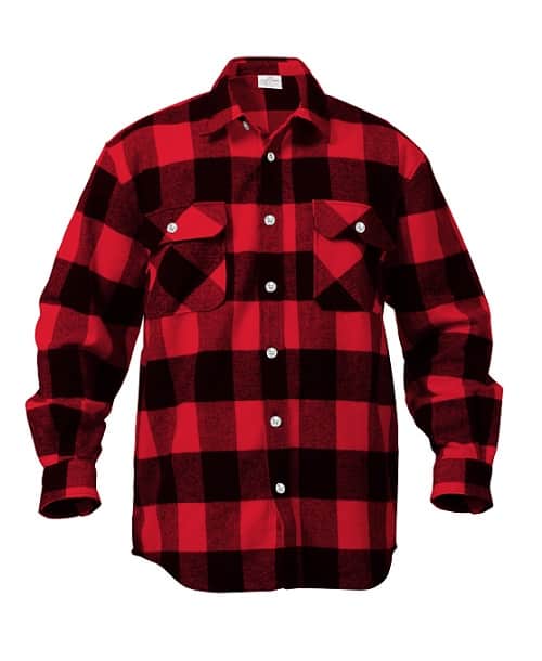 Heavyweight Plaid Flannel Shirt
