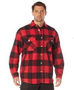 Heavyweight Plaid Flannel Shirt