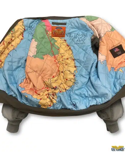 Vietnam Map CWU-45P Flight Jacket