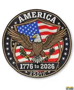 250th Anniversary Embroidered Patch