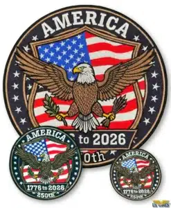 250th Anniversary Embroidered Patch