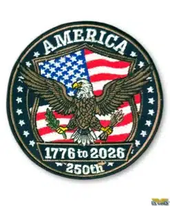 250th Anniversary Embroidered Patch