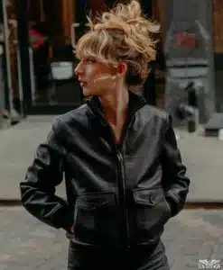 Schott® Women's Cowhide A-1 Bomber Jacket