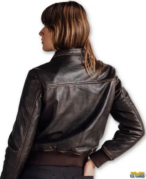 Schott® Women's Dakota Lambskin A-2 Flight Jacket
