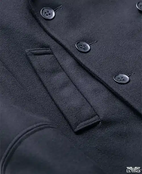Schott® Naval Officer's Long Overcoat - Image 5